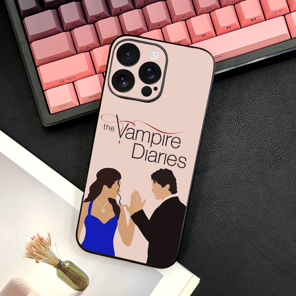 Горячий Чехол Для Телефона The V-Vampires D-Diaries Для IPhone 16 15 14 13 12 11 PRO MAX PLUS Mini TPU Мягкий Приятный Для Кожи Чехол