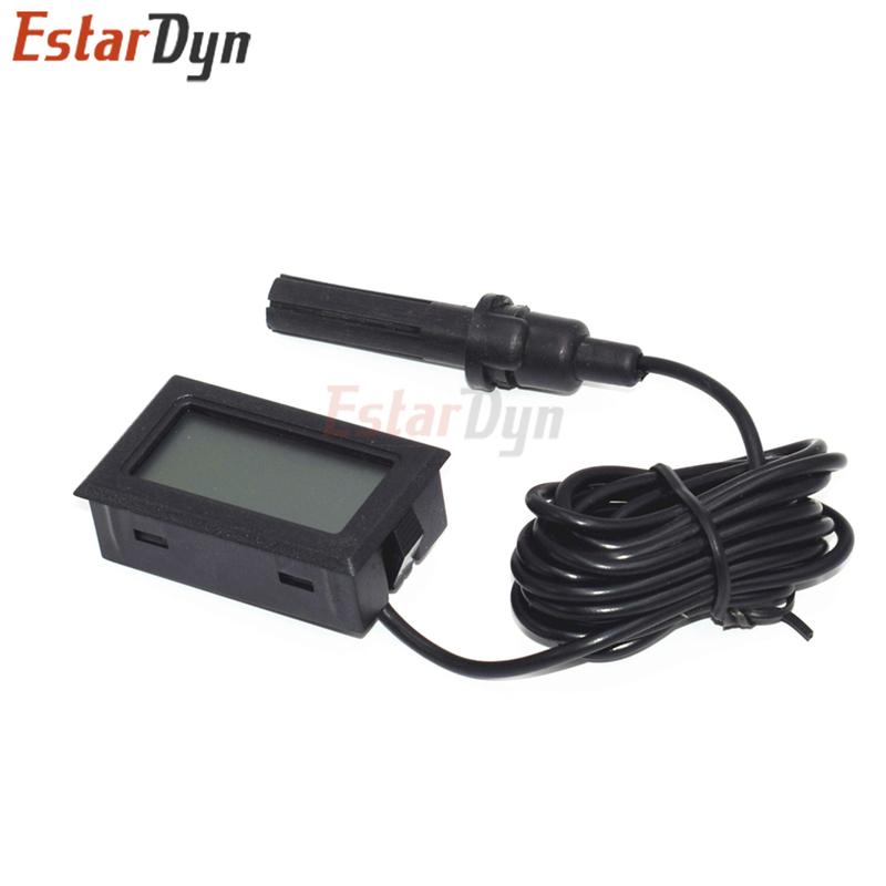 Digital LCD Thermometer Hygrometer Indoor Temperature Humidity Monitor with ±1%RH Accuracy, Battery Included for Home Greenhouse