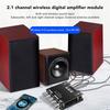 Bluetooth-Compatible Amplifier Board Broadcasting Equipment With Treble and Bass Control 50Wx2+100W BT 3.5mm AUX for Speaker
