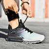 Men's Full Palm Fly-woven Air Cushion Extra Large Size Sports Rubber Wear-resistant Sports and Leisure Shoes Men's Shoes Breathable Running Shoes