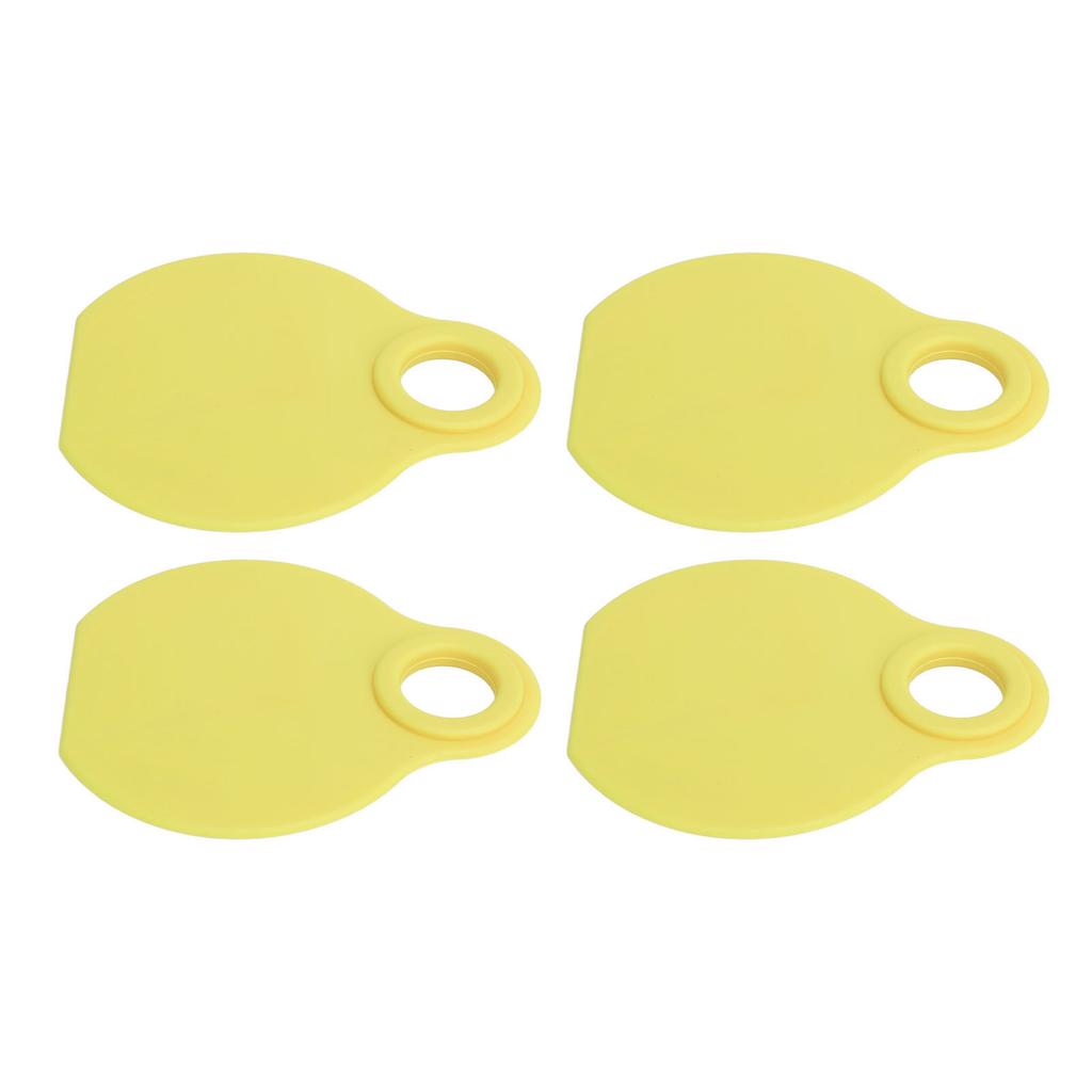 50pcs Livestock Neck Tags TPU High Durability Flexibility QR Code Blank ID Tag for Cattle Ranch