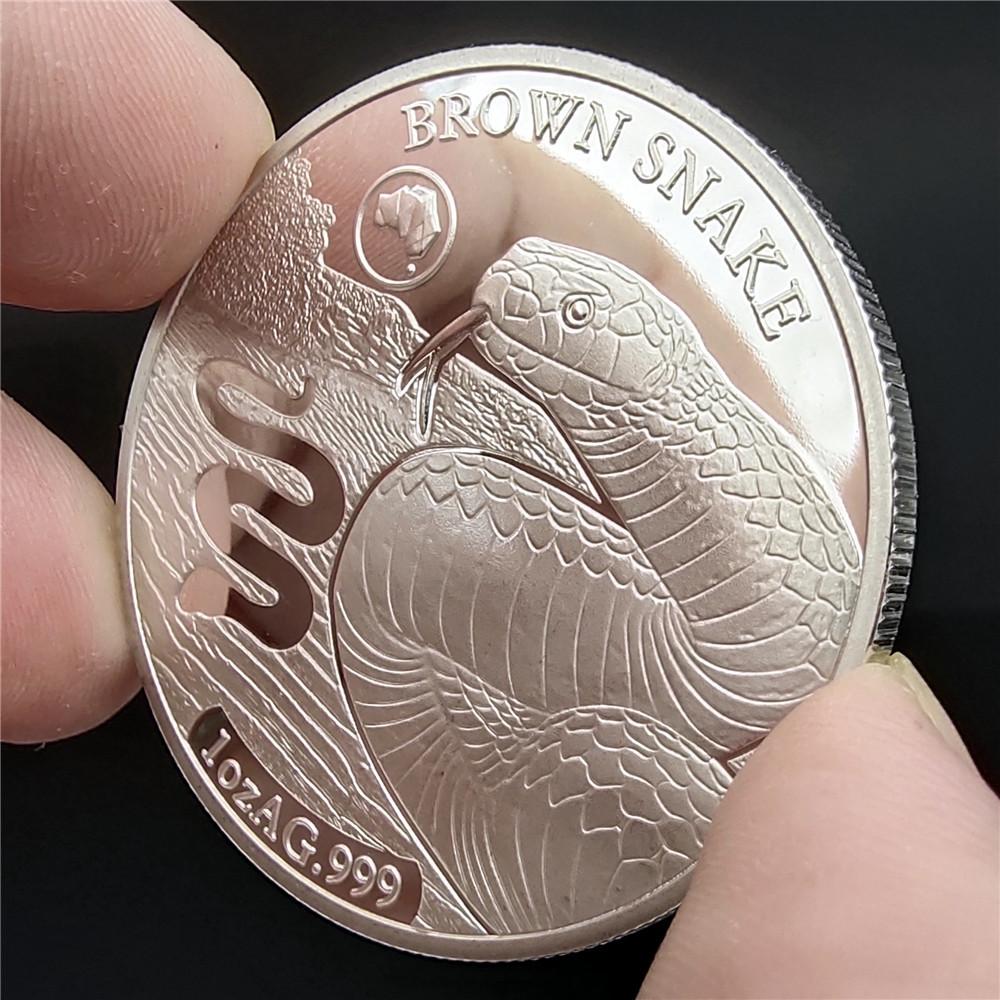 2019 Австралийское животное Коала Памятная монета, Кенгуру, Крокодил Памятная монета, Крокодил, Утконос, Змея, Аватар Королевы Кукабара
