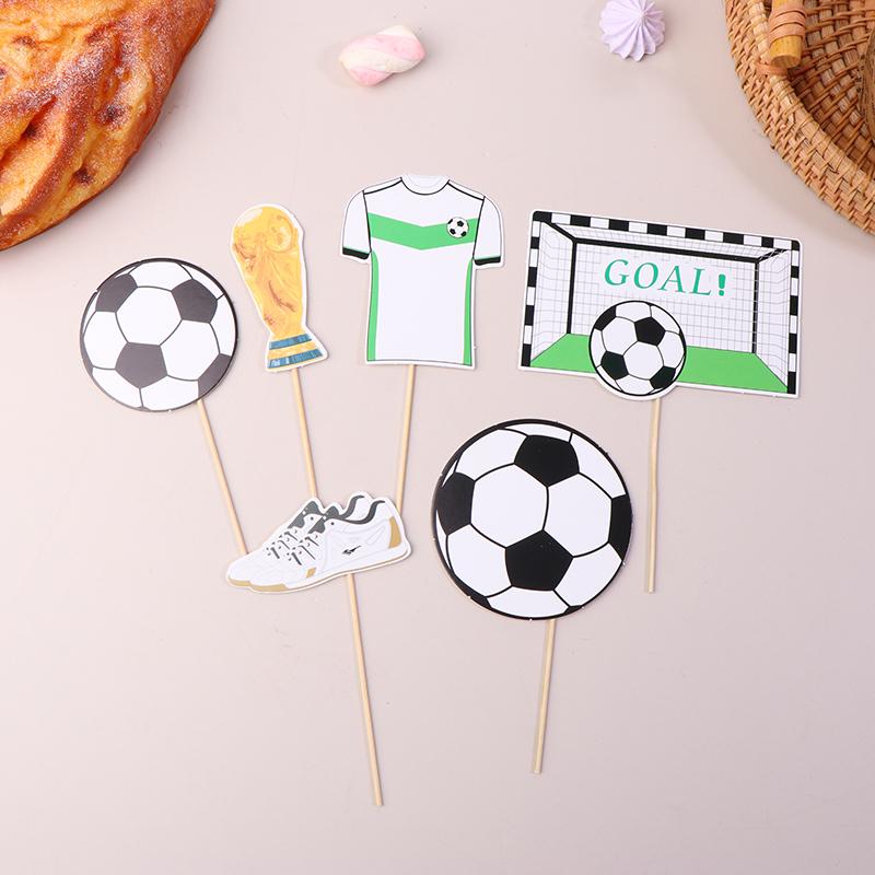 Футбольный торт Топпер Знак С днем рождения Футболист Декорации для торта Футбольная вечеринка Украшения для мужчин и мальчиков на день рождения
