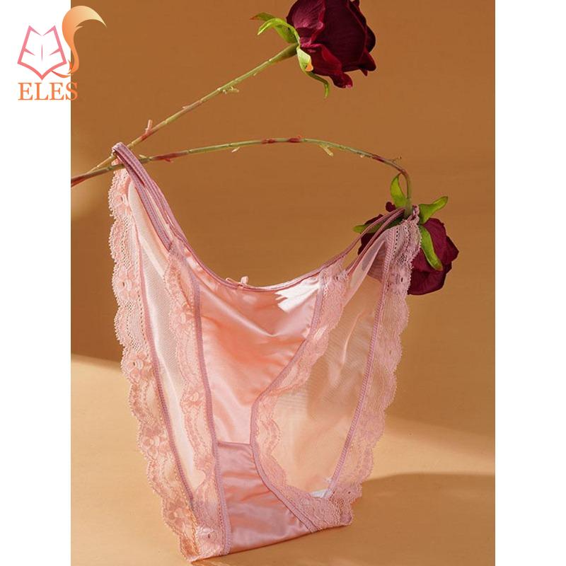 See Through Lace Panties Underwear Transparent Underwear Briefs Seamless T-back See Through Bikini Underwear