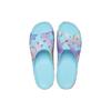 Crocs Классические платформенные шлепанцы с принтом пальм 'Синий Мультиколор' Женские 208607-4NQ