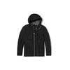 Solid Color Sports Hooded Jacket Men Jackets Black A2EJW-001