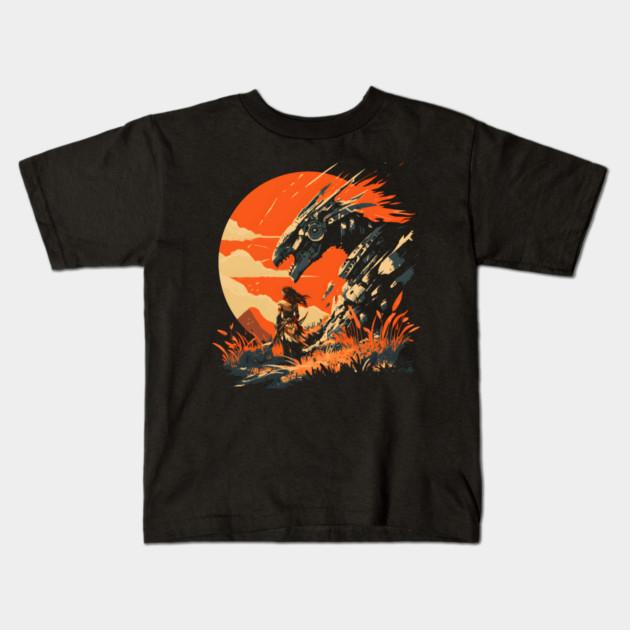 Boys Girls Soft Cotton Graphic Tees Forbidden West T-shirt Breathable Daily School Wear Kids T-Shirts