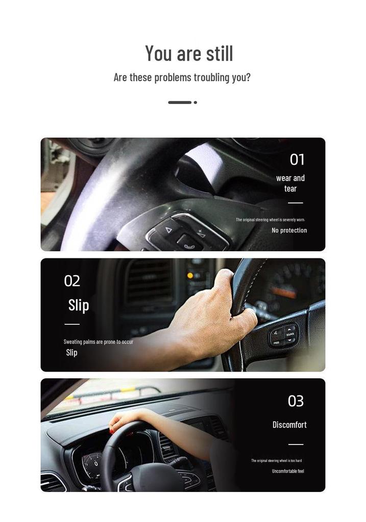 Натуральная кожаная ручная прошивка чехла рулевого колеса для моделей Honda Civic, Accord, CRV, HR-V, Fit и Guandao
