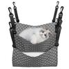 2Pcs Cat Hammock Adjustable Hanging Cat Bed Indoor Swing Pet Cage Hammock Reversible Comfortable Resting Space