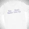 Смешная футболка "Ты важен, не сдавайся": Саркастическая футболка с принтом для любителей юмора