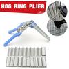 Universal Anti-slip Handle Wire Fencing M Clips/Staples Hog Ring Plier Bird Chicken Hand Tools