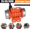 20/40/60W 220V Vibrating Motor Adjustable Speed for Shotcrete Machine, Feeding Machine, Washing Machine