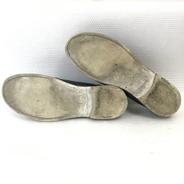 BARNEYS N.Y. Италия Кожаные Туфли Дерби с Гладким Носком Мужские 13M 30.5-31.0 Черные(ИСПОЛЬЗОВАЛ)