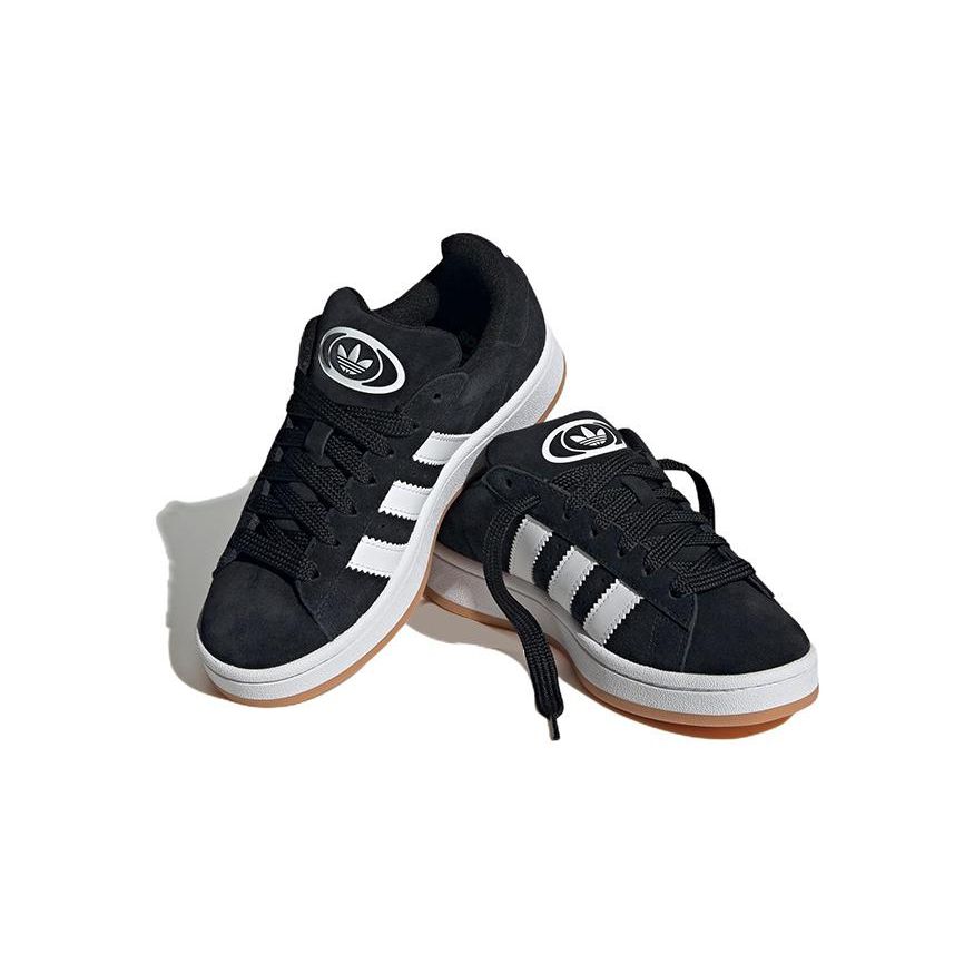 adidas Детские кроссовки Campus 00s J Black White Gum Core-Black Cloud-White HQ6638
