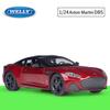 1/24 Scale WELLY Aston Martin DBS Superleggera Alloy Car Model Diecasts Metal Toy Vehicles Car Model High Simulation Collection Childrens Gifts