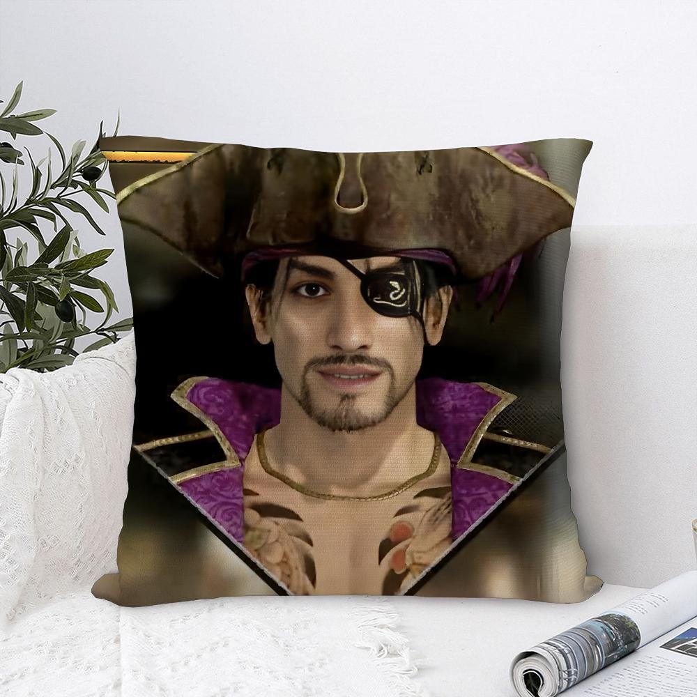 Love GGoro Majima YYakuza Pillow Case Sofa Decorative Home Doublesided Print Plush Square Throw Pillow Covers Cushion Decor