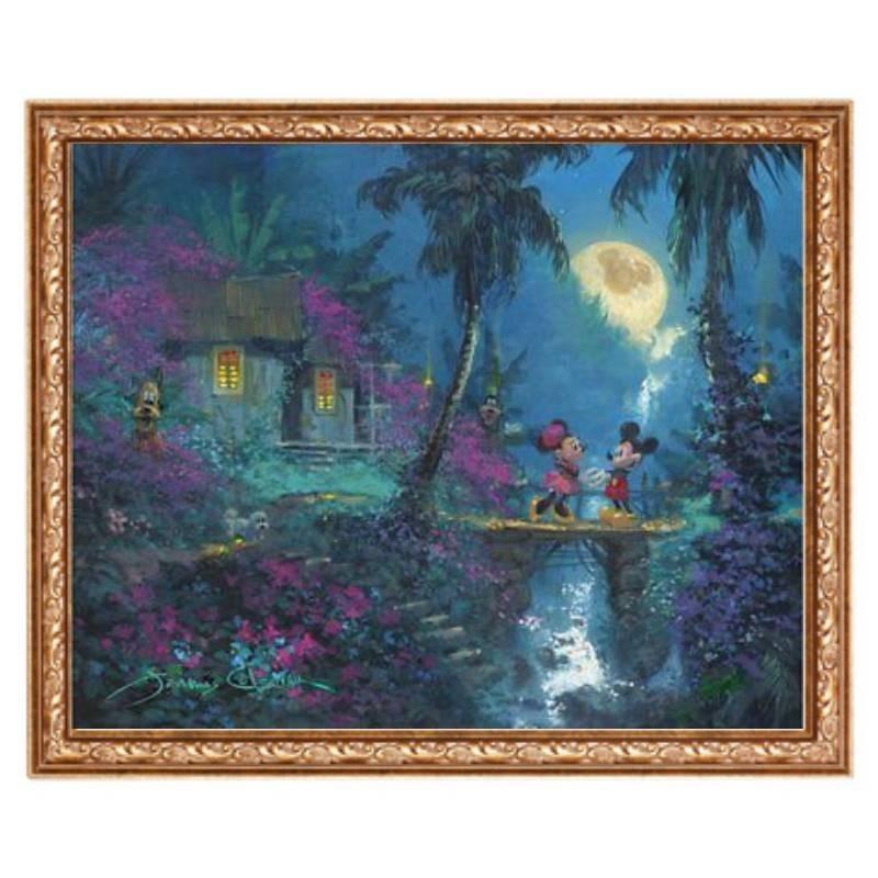 Холст Принцесса Русалка Настенное Искусство Современная Сказка Спальня Детская Комната Декоративная Картина Основной Материал