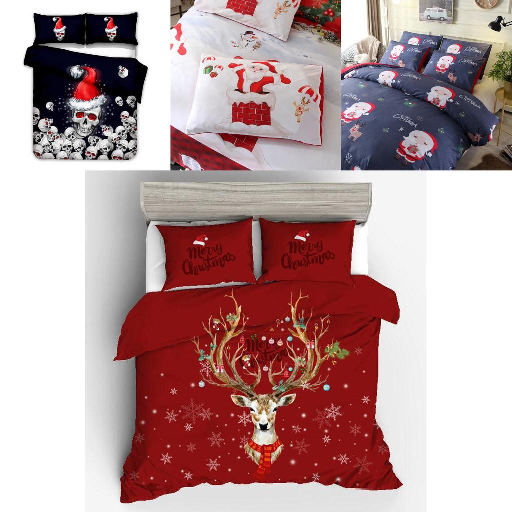 High-quality Father Christmas Duvet Cover And Pillowcases For All Bed Sizes