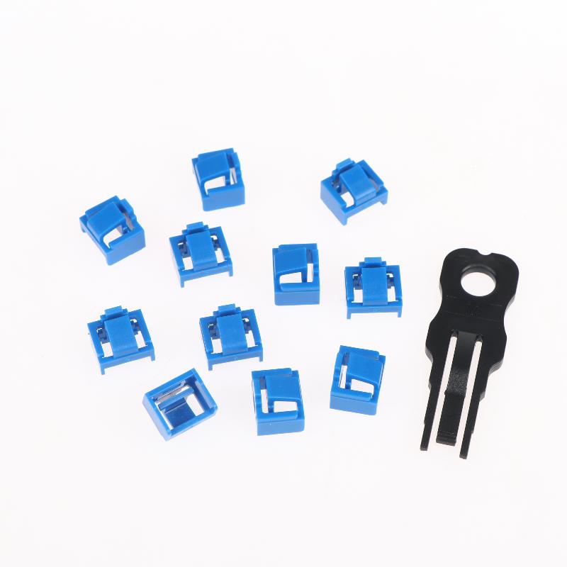 10Pcs Rj45 Port Lock With 1Key Ethernet Hub Port Rj45 Female Anti Dust Cover Cap Protector Compatible With Computer Router