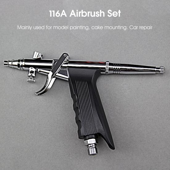1 комплект 116A набор аэрографов двойного действия с управлением макияжем регулируемая точная насадка для дизайна ногтей модели аэрографов игрушки