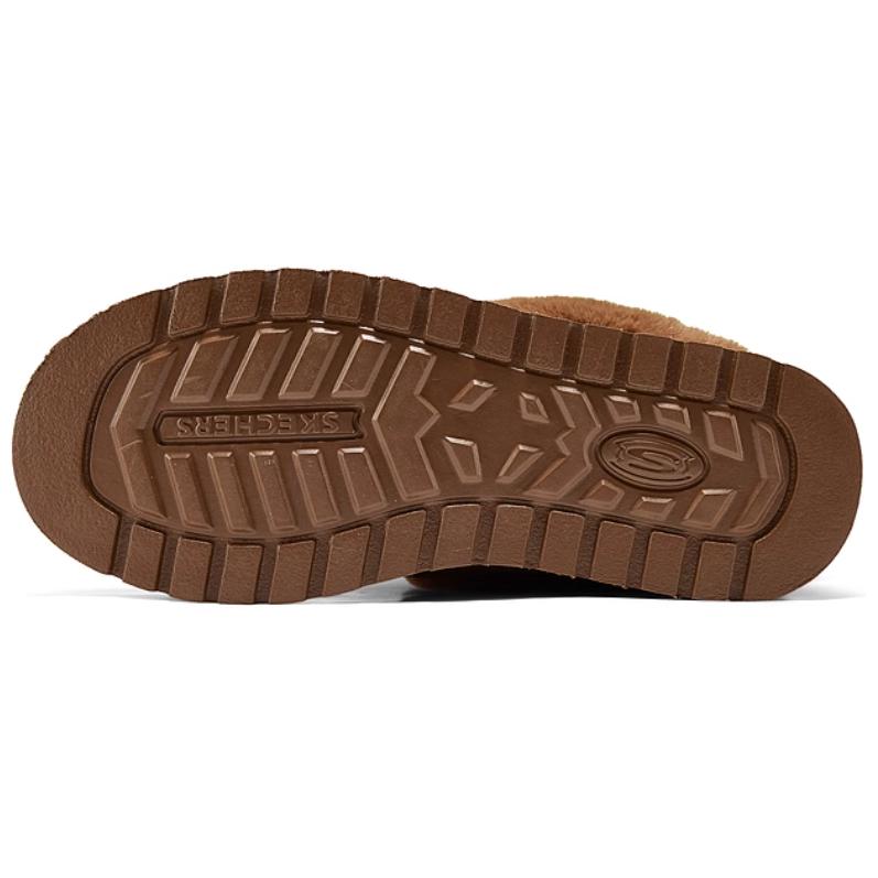 Skechers Женские модные теплые удобные ботильоны для снега Коричневые 114820-CSNT