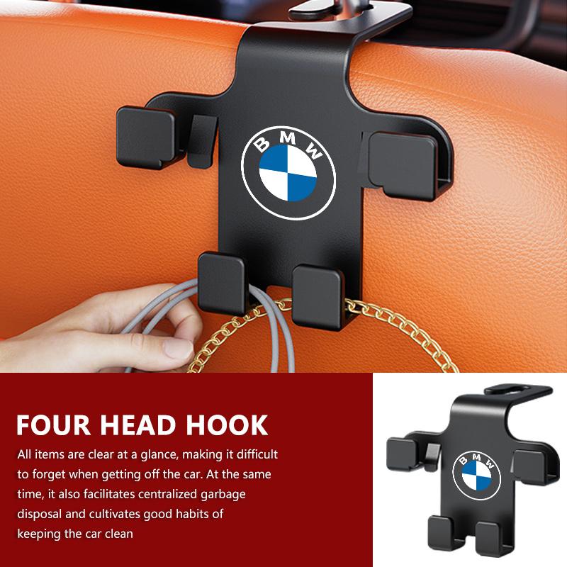 Universal Car Seat Back Hook Storage Key Phone Holder Hooks For BMW 1 3 5 7 Series M F01 F20 F10 F13 E52 E53 E60 E93 N222