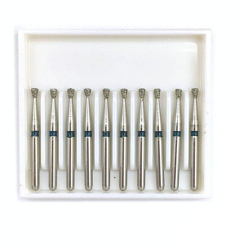 10 шт. FG алмазные стоматологические боры для отбеливания зубов, средний полирующий разглаживающий инструмент, стоматологические материалы SI-47