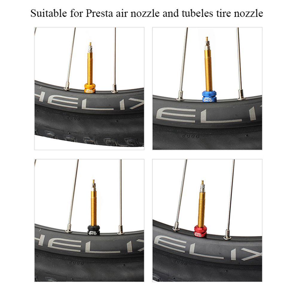 Bicycle Replacement Presta Vacuum Law Mouth Nut Tire Nozzle Wheel Tire Valves Bike Lock Nut
