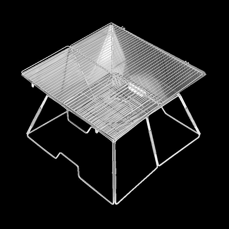 Langxingzhe Outdoor Folding Stainless Steel BBQ Grill
