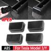 Seat Rail Cover Anti-collision Rubber Plug Cap Cover Anti-kick Rear Seat Guide Rails for Tesla Model 3/Y Interior Accessories