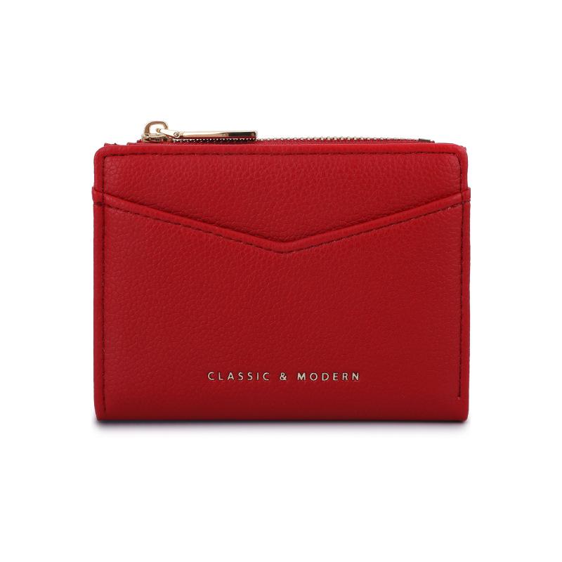 Женский короткий кошелек Tailian Lychee Pattern с отделениями для нескольких карт и кошельком для монет