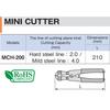 Tone Mini Cutter Total Length 210mm MCH-200 Black,