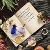 50 Tiny Spell Jars Colored Mini Glass Cork Bottles Decorative Square Cute Wishing Bottles Little Glass Vials with Corks Stoppers