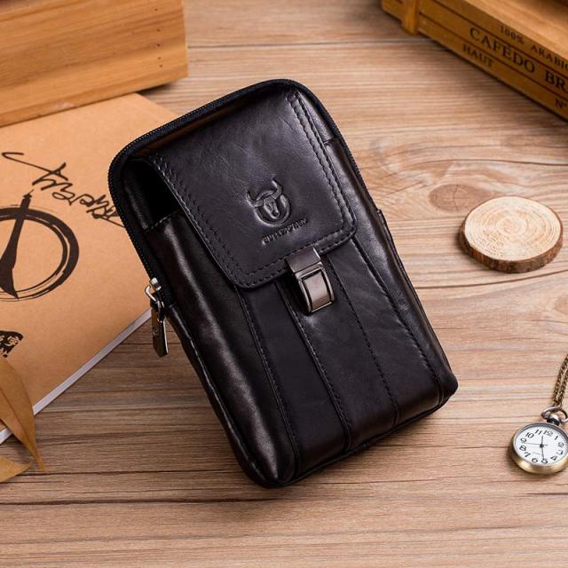 BULLCAPTAIN, винтажная поясная сумка из натуральной кожи, мужская дорожная поясная сумка, поясная сумка на плечо, поясная сумка, чехол для мобильного телефона