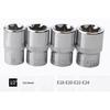 Набор из 14 головок E-Torx Star с футляром 1/4, 3/8, 1/2 дюйма. Набор торцевых головок с внешним шлицем E4-E24