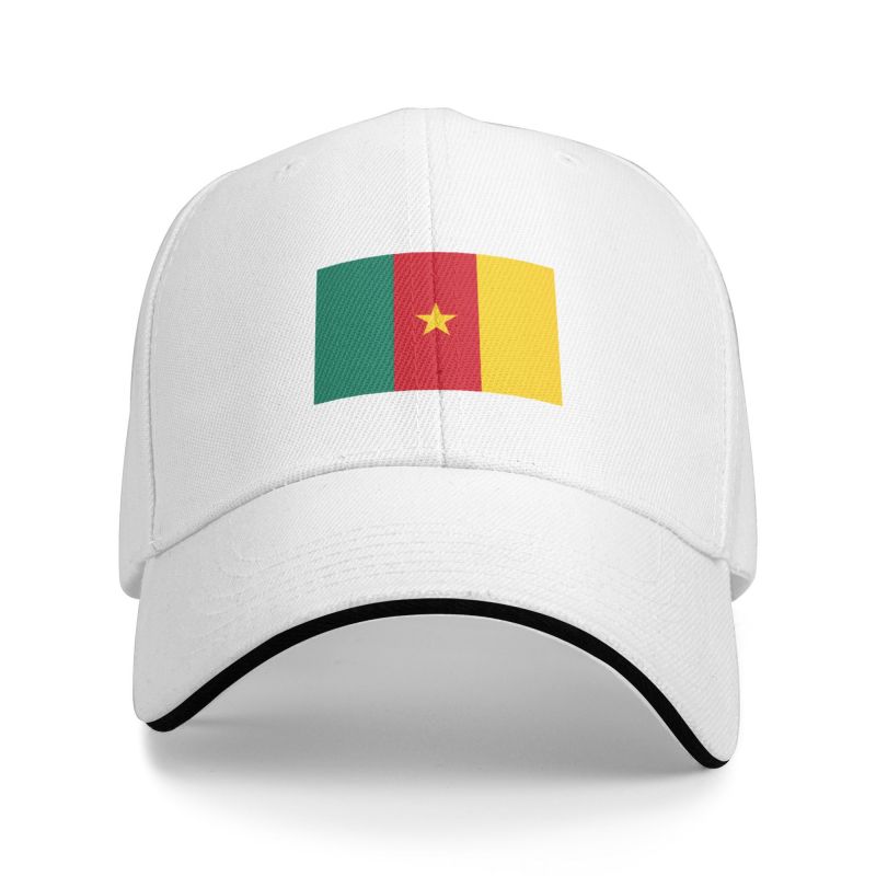 Классическая унисекс бейсбольная кепка с флагом Камеруна для взрослых, регулируемая шляпа для папы для унисекс женщин на открытом воздухе