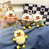 Ugly and Cute Duck Keychain Cute Plush Student Bag Pendant Cartoon Elf Car Keychain Accessories