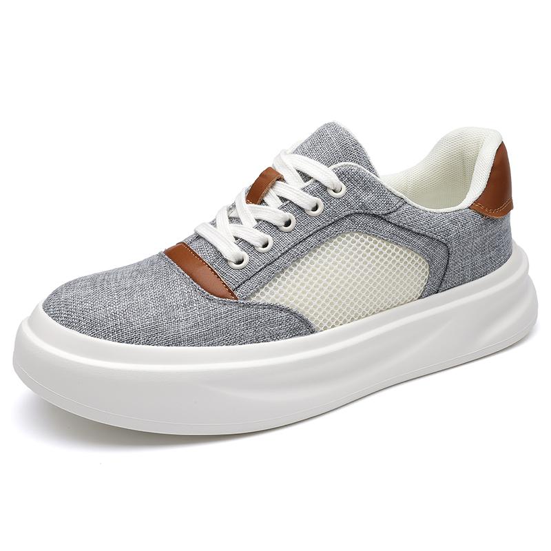 Classic Mens Sneakers Retro Minimalist Walking Shoes Breathable Casual Shoes Outdoor Male Canvas Footwear Treking Flats Trainers