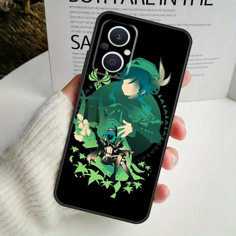 Genshin Impact Venti For OPPO Reno 11 F 10 Pro 4Z 5Z 8T 4 5 6 7 8 Lite OPPO Find X3 X6 Pro X2 Neo X5 Lite Case