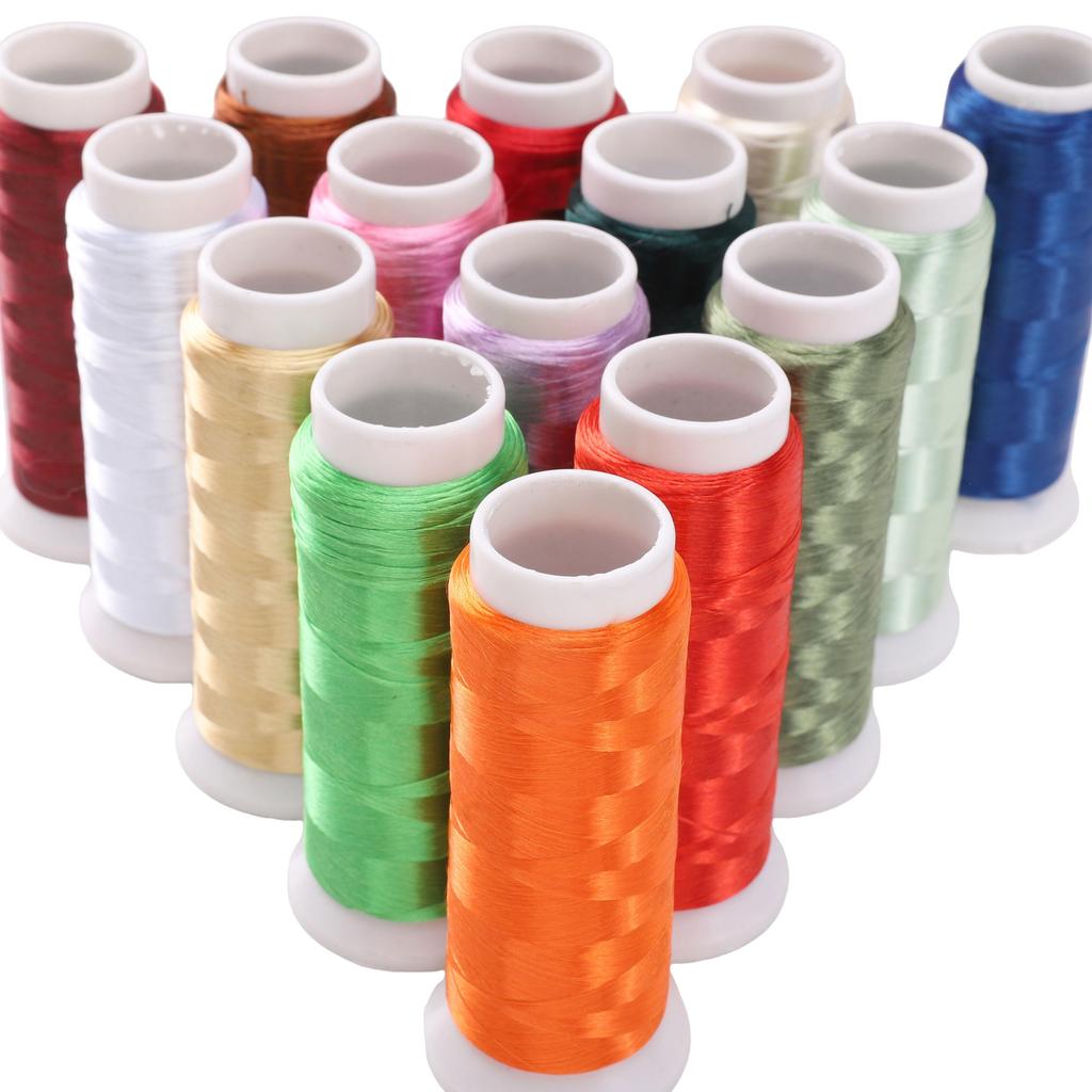 1200 метров полиэстеровой безузловой бархатной обернутой цветочной нити для самостоятельного изготовления браслетов, ожерелий и ювелирных изделий