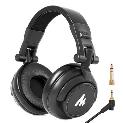 Проводной DJ-монитор MAONO с закрытым звуком, оснащенный диаметром 50 мм, совместимый с наушниками, накладными наушниками, наушниками, типом,
