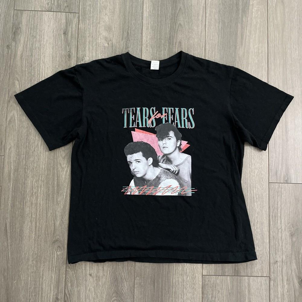 Black Vintage Style TEARS FOR FEARS Shirt Unisex Concert S5XL R161 Unisex T-Shirt