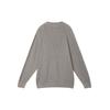 Nike Solid Round Neck Long Sleeve Knit Sweater Men Sweaters Wolf-Grey DN4102-012
