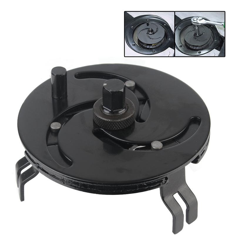 Инструменты для ремонта автомобиля Регулируемый ключ для крышки топливного бака автомобиля 87-170 мм Снятие масляной крышки Ключ для крышки насоса Инструмент для снятия