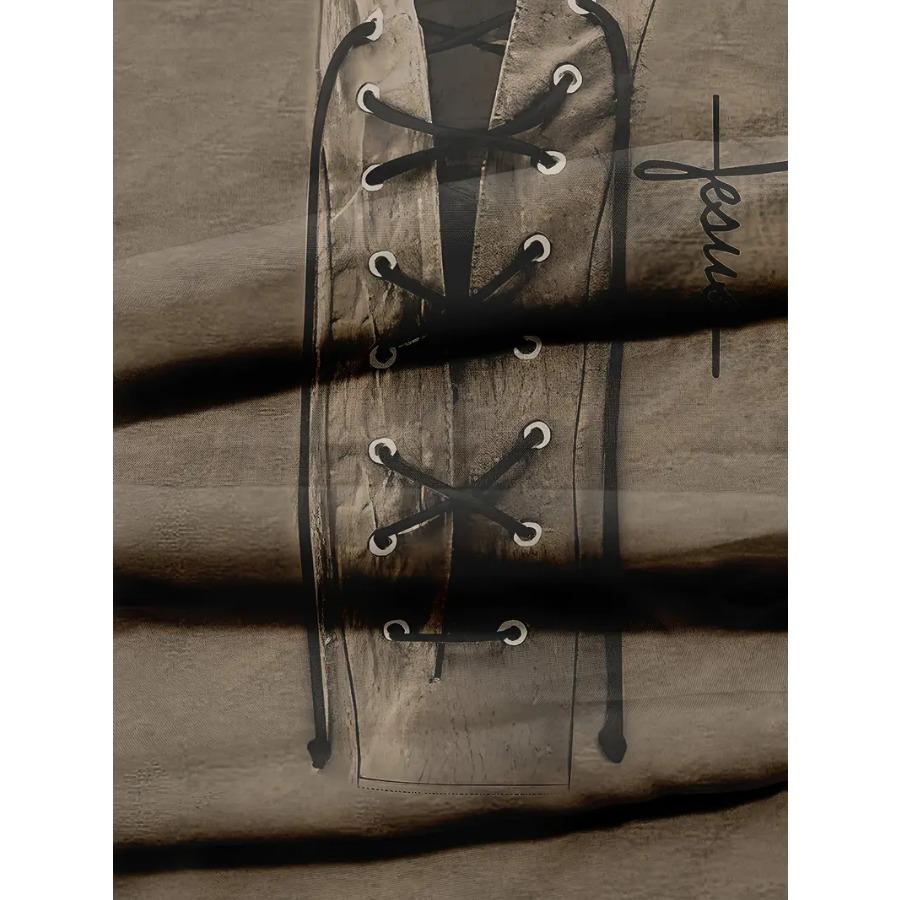 Летняя повседневная спортивная рубашка с коротким рукавом для мужчин - круглый вырез, слегка эластичная, полиэстер, принт, машинная стирка футболки