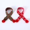 Puppy Scarf Snowflake Pattern Decorative 2 Colors Xmas Holiday Dress-up Scarf Cat Neckerchief Pet Supplies