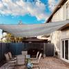 Dripex Shade Sail GREY 160 GSM 3m X 3m 80-90% UV Protection Waterproof Shading - Canopy - Sun Protection
