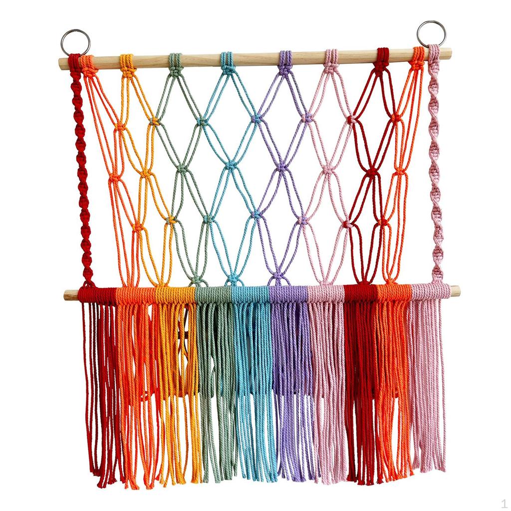 Гамак с мягкими игрушками, держатель для плюшевых игрушек, сетка, простая в установке, тканый вручную гобелен из хлопчатобумажной веревки для