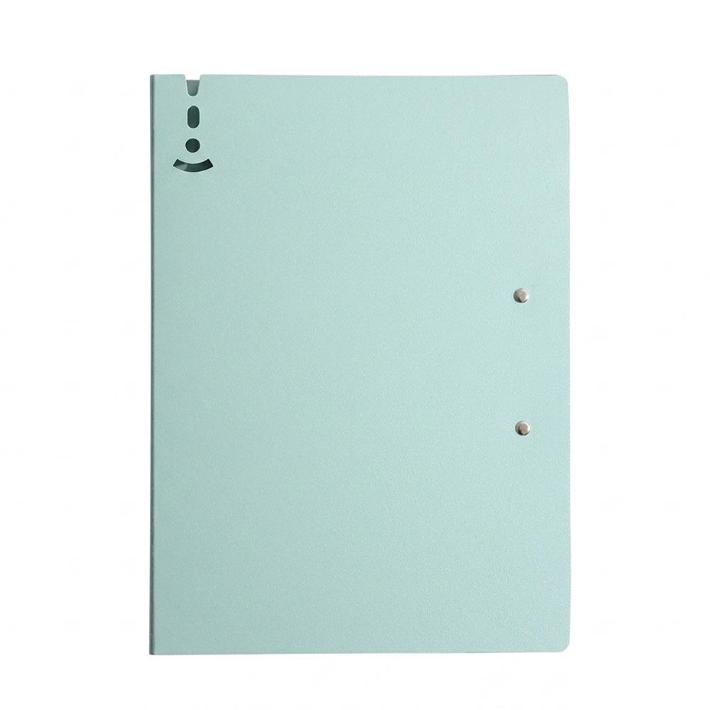 Morandi Color Document Holder PP Exam Paper Organizer Durable A4 Clipboard Folder Students