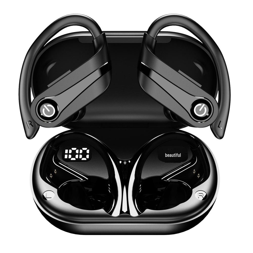 Умная Bluetooth-гарнитура с открытым ухом и цифровым дисплеем для спорта и бизнеса